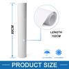 ABSOPRO Gloss White 152cm X 60cm Car Film Wrap Sticker White Bubble-Free Self-Adhesive Vinyl,