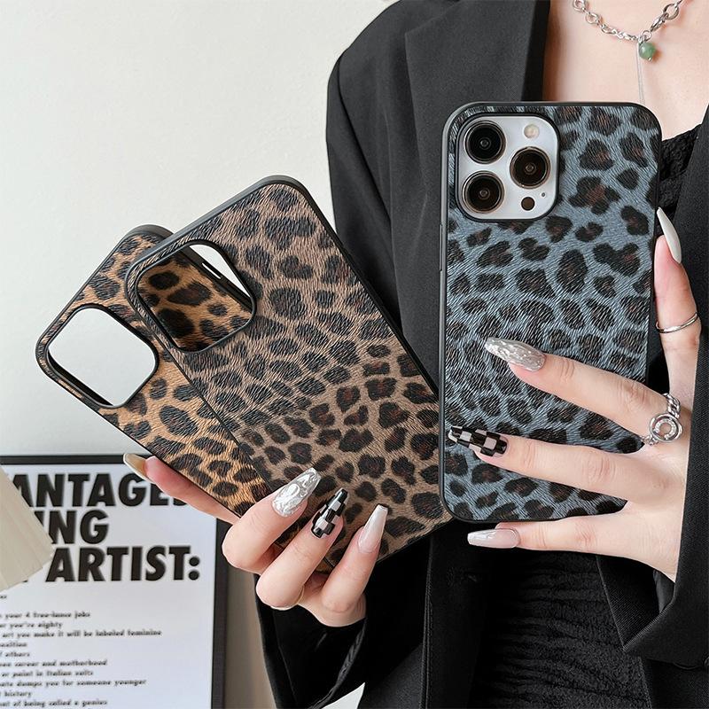 Leopard Mobile Phone Case for IPhone16romax for Apple 15 Personality XR Polka Dots X Trend 8plus