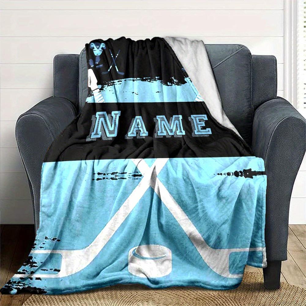 Home Hockey Theme Blanket Fashion Home Blankets Used For Chair Office Sofa Bed Camping Soft And Warm Giving Friends And Relatives Birthday Gifts