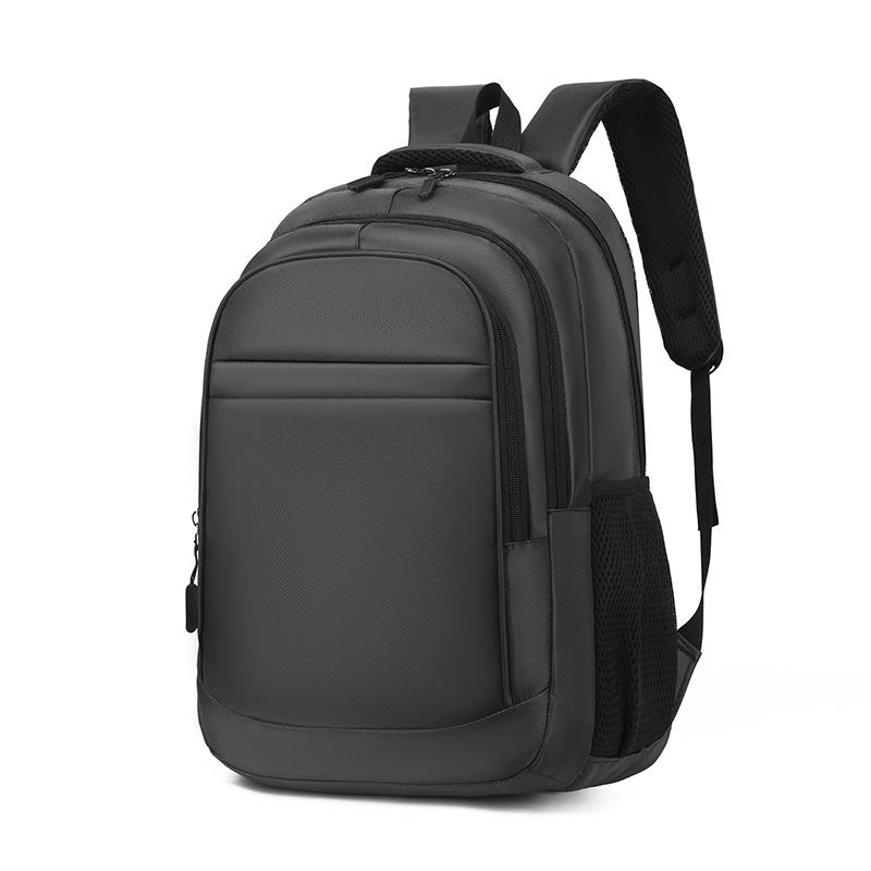 Men's Business Backpack - Simple, Solid Color, Daily Commute or Student Laptop Bag