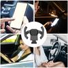 Vent Phone Mount For Car Retractable Automobile Air Vent Cell Phone Cradles Smartphone Support Rack With Steering Wheel Shape
