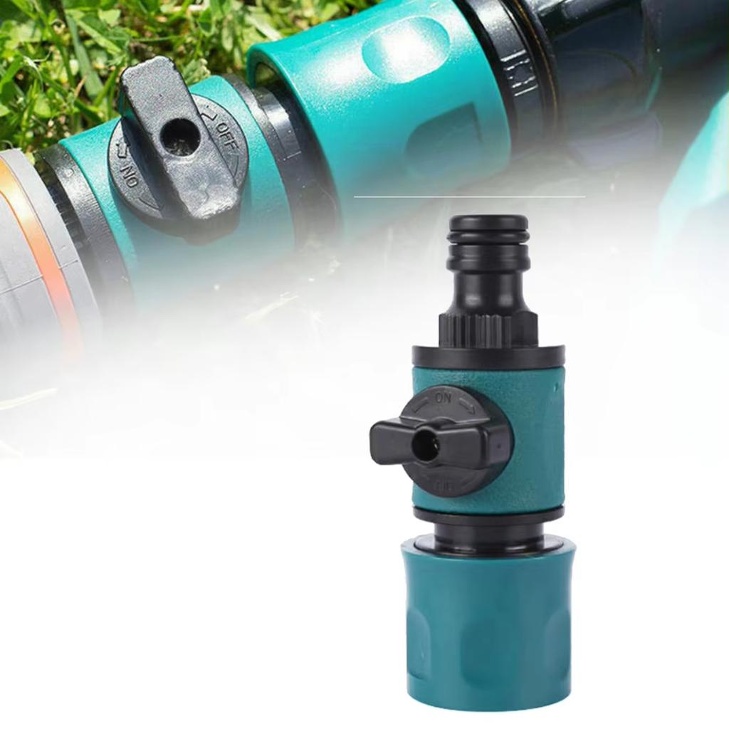 Mangueira de Jardim Tubo Torneira em Linha Válvula de Fechamento Conexão Irrigação de Rega Conector Rápido Com Válvula Gadget de Jardim