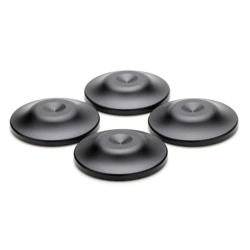 Piedini Ammortizzanti in Alluminio ad Alta Resistenza per Altoparlanti per Migliorare l'Acustica e la Sicurezza dell'Apparecchiatura 2 Pezzi