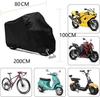 Motorcycle Cover, Moped Cover, Waterproof, Heat Resistant, Thick, Super Water Repellent Paint Oxford Fabric, Reflective Stripes, Anti-theft, UV P