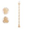 Creative Hat Storage Clips Holder Space Saving Vertical Hanging Baseball Cap Hanger with 7 Clips Stable Hat Display Rack