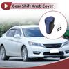 Hihaha Honda Compatible Accord 8 Gear Shift Knob Cover Stick Shift Handle Protector Black Blue Artificial Leather 08-12 Anti-Slip