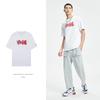 Li Ning Sport Fashion Series Text Print Round Neck Short Sleeve T-Shirt Men Tops White AHSRB91-4