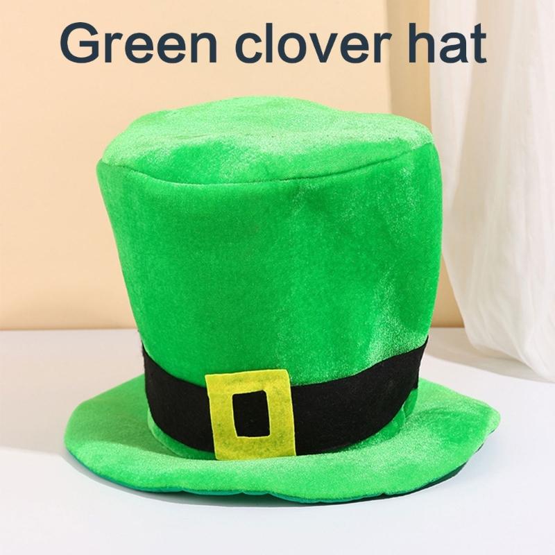 Irish polyester hat, suitable for family holiday parties, durable and breathable fabric
