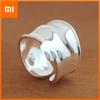925 Sterling Silver Rings for Women Couple Minimalist Handmade Simple Wide Smooth Ring Party Jewelry Gift Prevent Allergy