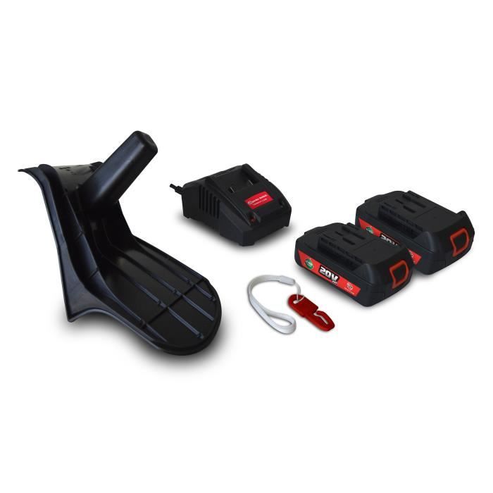 Tondeuse à batterie 37cm 40V - ELEM - TDE40V37-LI2BF - Fonction mulching - Moteur à induction