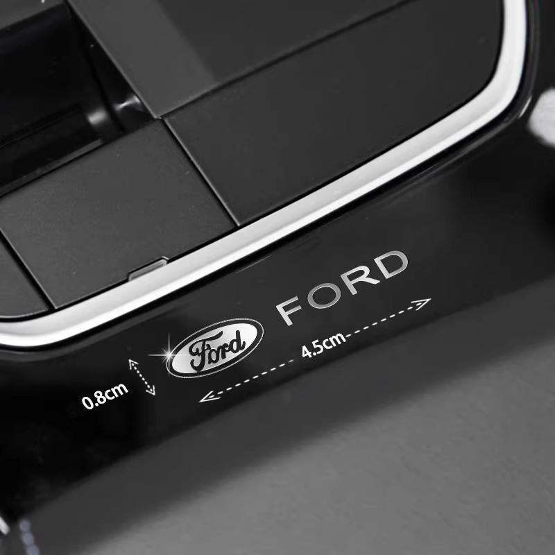 VCLG2 3D Car Styling Metal Sticker Interior Decorative Decals For Ford Escape Kuga Mondeo Ecosport Fiesta Focus 2 3 MK1 MK2 Fusion