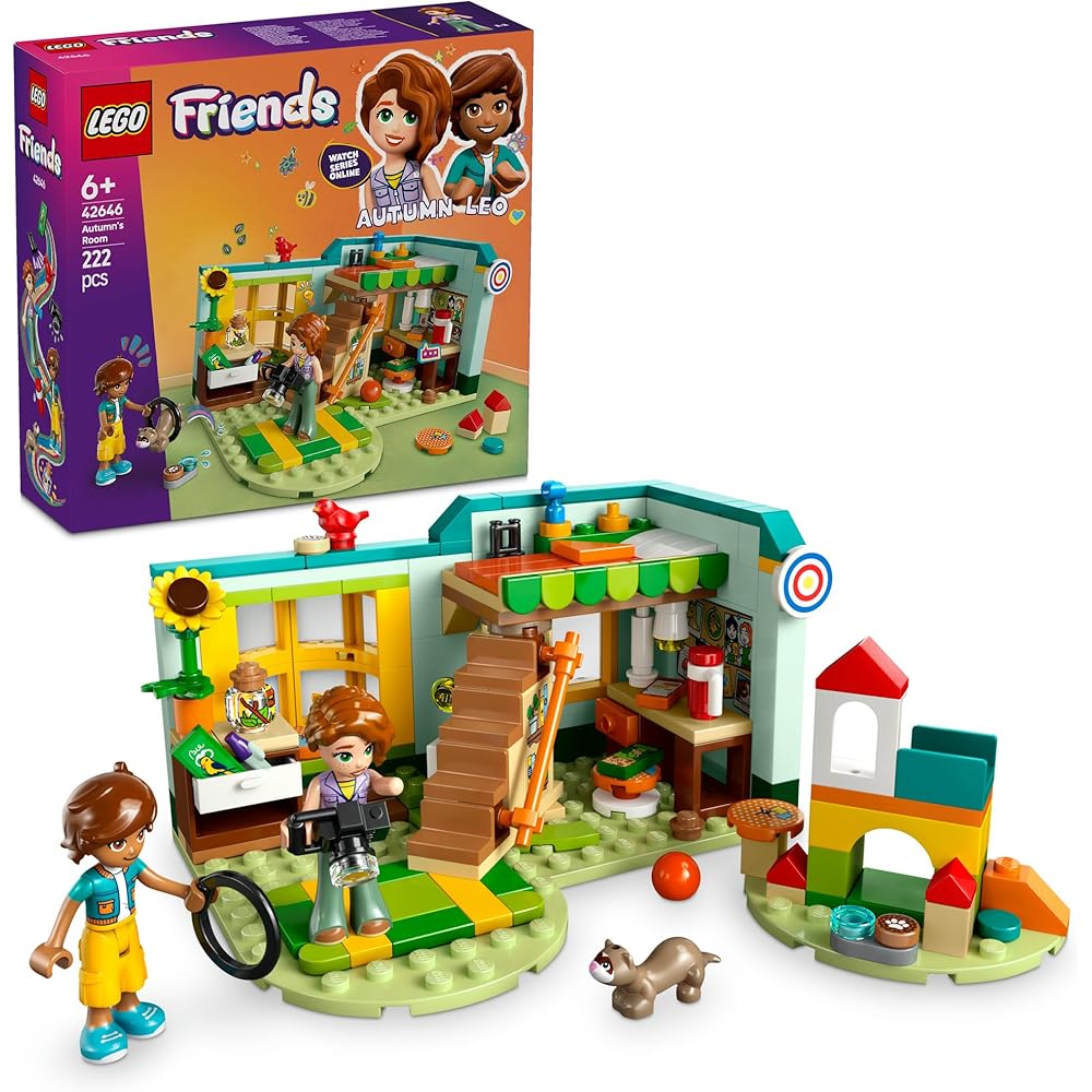 LEGO Friends Autumn Playroom Building Set Educational Toy for Kids Ages 6-9 42646