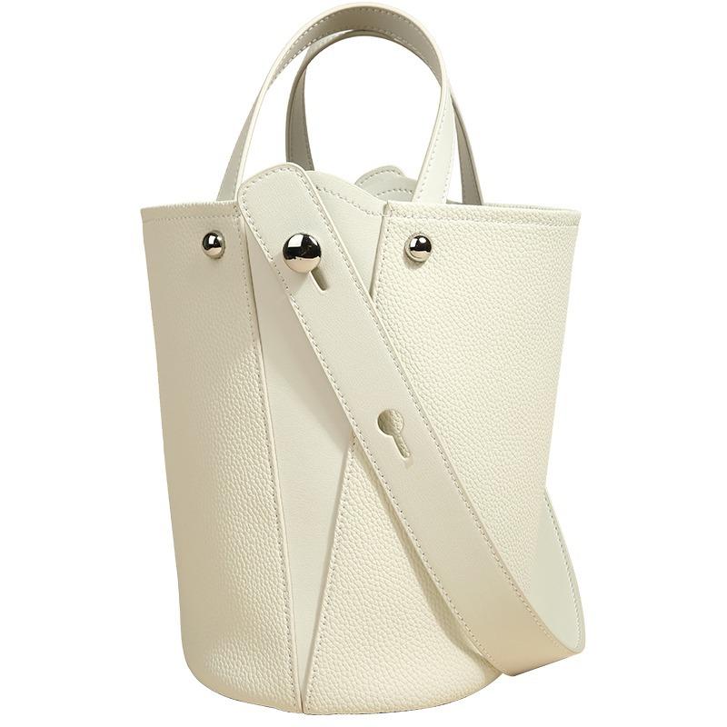 

Сумка-ведро нишевого дизайна, сумка-корзина для овощей большой вместимости, женская летняя сумка через плечо/в руке