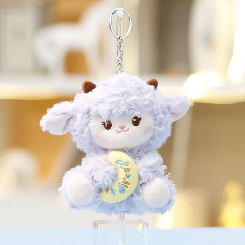 Plush Bunny Toy Keychain With Soft Polyester Fill Perfect For Gift For Girls
