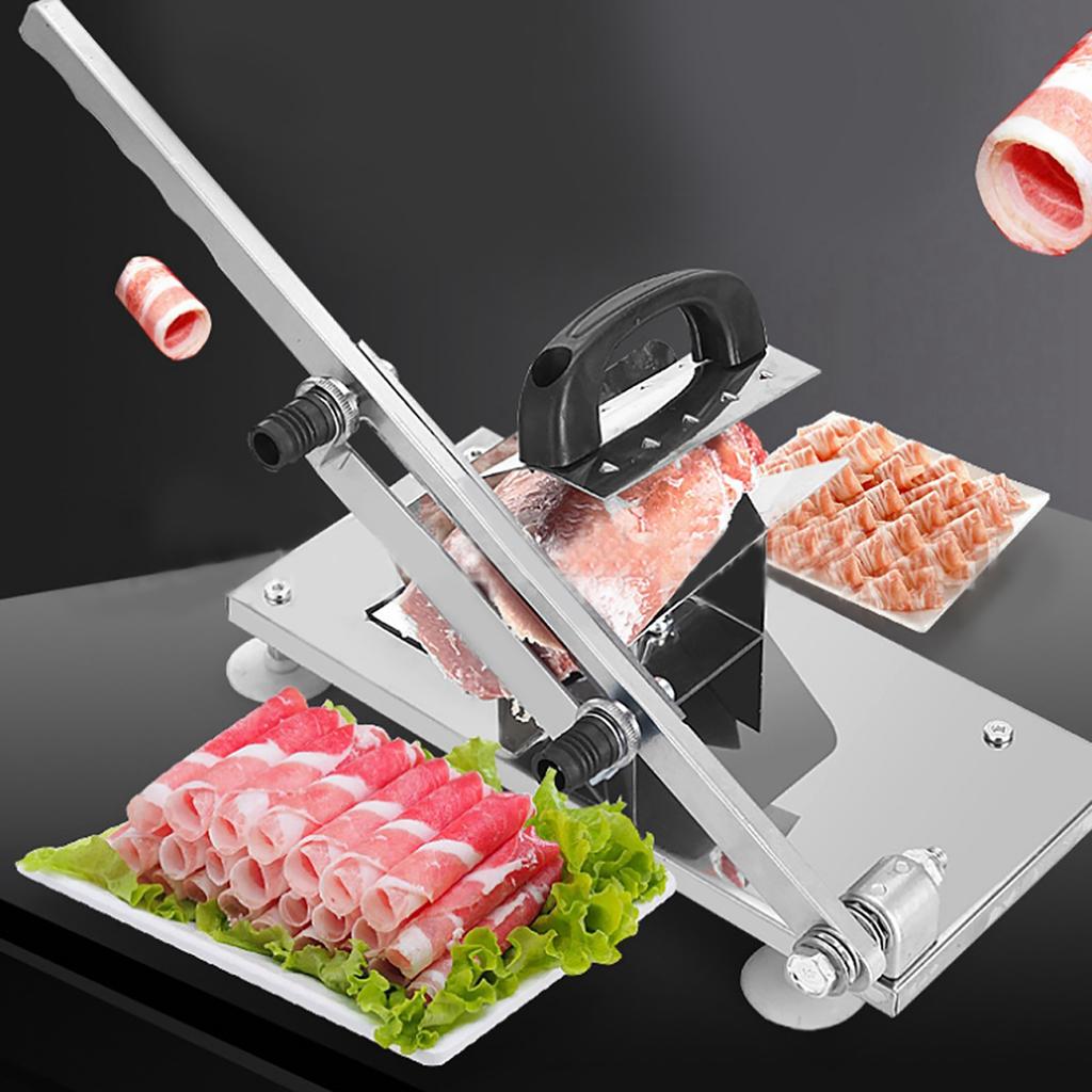 Multifunctional Household Manual Frozing Meat Beef Mutton Sheet Roll Cutter Slicing Machine