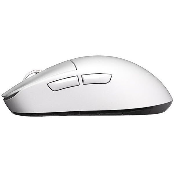 Sprime Wireless Gaming Asymmetrical Warranty from Domestic Authorized Distributor sp-pm1-white Mouse, 4K/8K Compatible, Wireless/Wired, FPS/TPS,