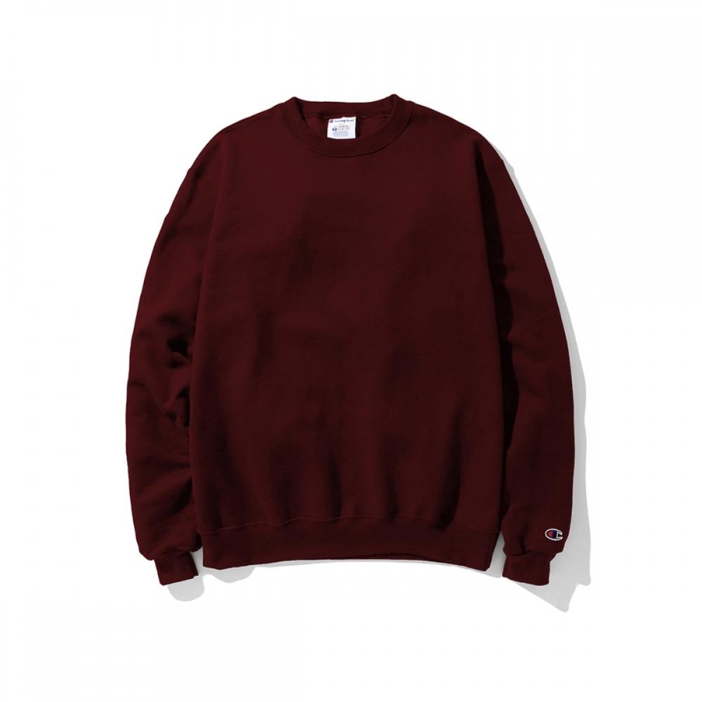 

CHAMPION Power Blend Однотонная толстовка с круглым вырезом | Maroon S600-MAROON