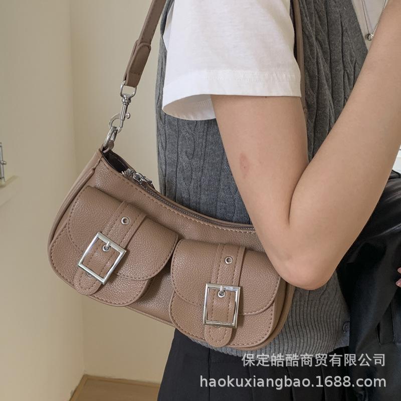Premium Texture Underarm Bag 2025 Women's Retro Commuter Niche Design Korean Version Ins Shoulder Bag Messenger Bag
