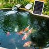 Solar Powered Aerator Pump With Rechargeable Battery For Fish Tanks And Outdoor Fishing