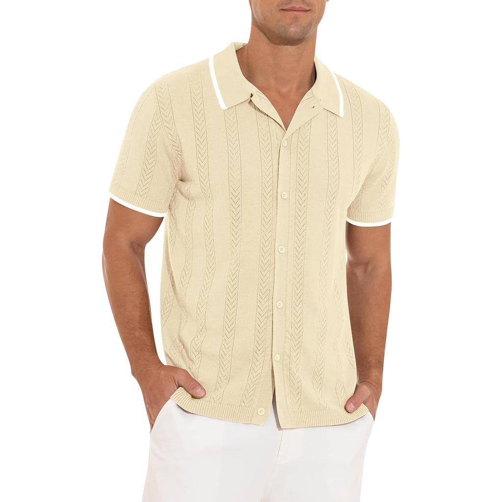 Men's  And Winter Long Sleeve European And American Men's Long Sleeve Collar T-Shirt