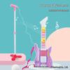 Grenzüberschreitende Kinder-Musikspielzeug-Gitarre mit Mikrofon - Früherziehungs-Musik-Puzzlespielzeug