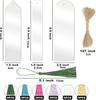 1 Set Acrylic Bookmarks Paper Bookmarks DIY Blank Bookmarks with Colourful Tassels Craft Bookmarks Aesthetic Bookmarks