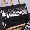 Paul Gauguin 24-Piece Paint Brush Set for Fine Art - Nylon Brushes for Watercolor, Acrylic & Oil Painting