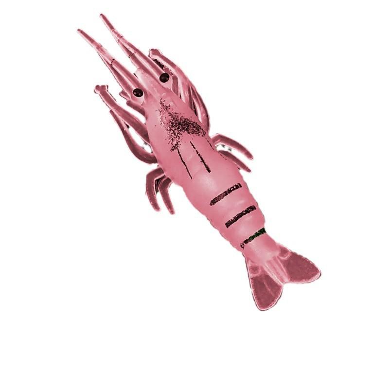 Bionic Night Glow Grass Shrimp Soft Lure for Bass and Sea Fishing.