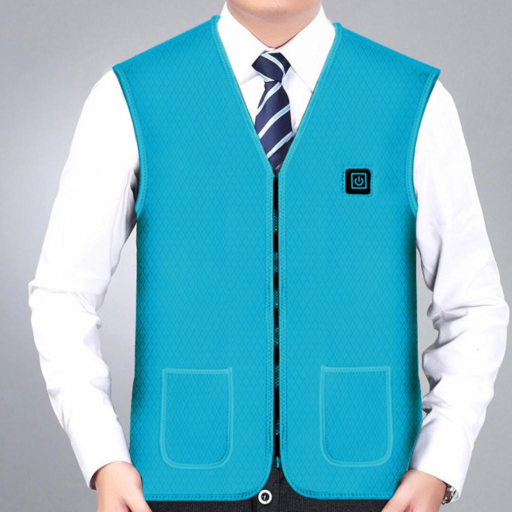 Herren und Damen Ärmellose Taschenweste mit Wollkapuze Winter Locker Weste