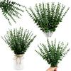 Eucalyptus Leaf Ornament: Green Plant Simulation for Wedding & Home Decoration, Fake Flower Accessory