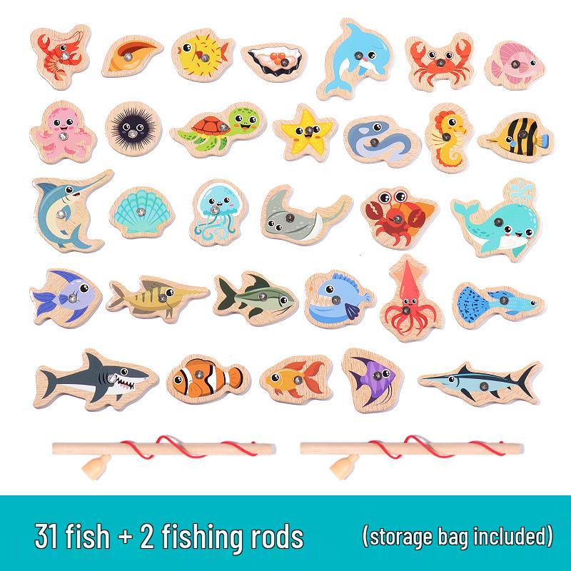 Children s Magnetic Fishing Game for Hand-Eye Coordination and Parent-Child Interaction