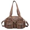 Borsa a tracolla tote in morbida pelle vintage Y2K: Stile Europeo e Americano, Borsa a Spalla Singola Versatile per Donna