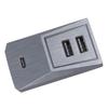 Glove Box USB Hub Multiport Stable Transmission Convenient Car Docking Station Replacement for Tesla Model 3 Y