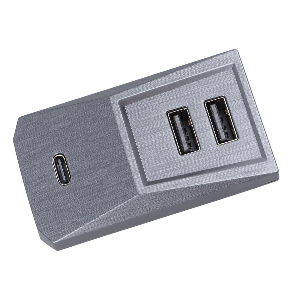 Glove Box USB Hub Multiport Stable Transmission Convenient Car Docking Station Replacement for Tesla Model 3 Y