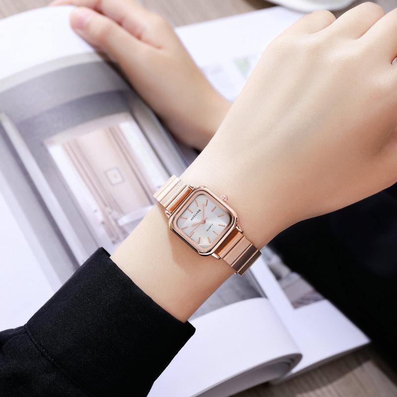 Watch Niche Simple Fashion Square Versatile Retro Temperament Retro Watch Women'S Watch