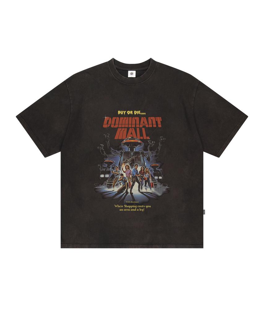 DOMINANT Vintage Washing D Mall Tee Black
