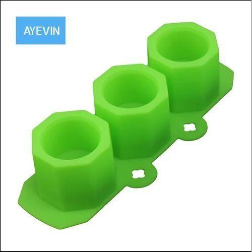 

Цементная форма для круглой геометрической вазы-цветочного горшка с 3 отверстиями - силиконовая форма своими руками для украшения ароматерапевтических свечей зелёный