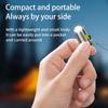 Type-C LED Multifunctional Strong Light Pocket Keychain Flashlight Outdoor Hiking Camping Mini Flashlight Small Torch light