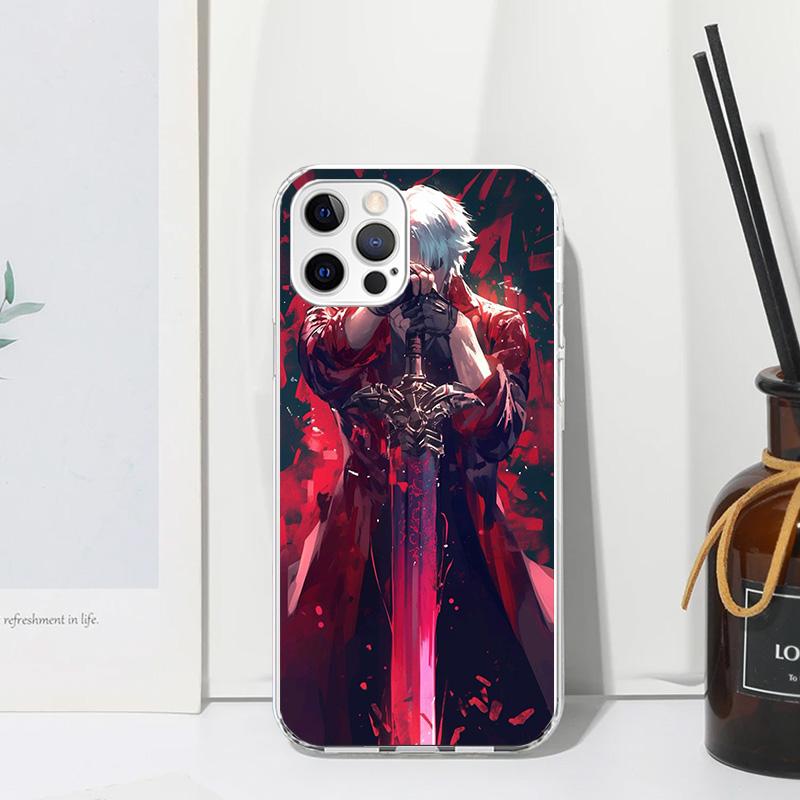 Game D-Devil May Cry 5 Phone Case For Iphone 17 Air 16 15 Plus 16E 14 Pro Max 13 Mini 12 11 7 8 SE Fundas Soft Back Cover 17 Air
