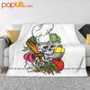 Sugar Skull Chef Vegetables Ultra-Soft Blanket Quilt Winter Sofa Cover Bed Covers