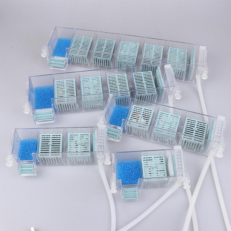 Neuer wandmontierter Wasserfallfilter-Roller für Aquarien, ,Zirkulierende Sauerstoffanreicherung,Mehrschichtiger Topffilter für Aquarien