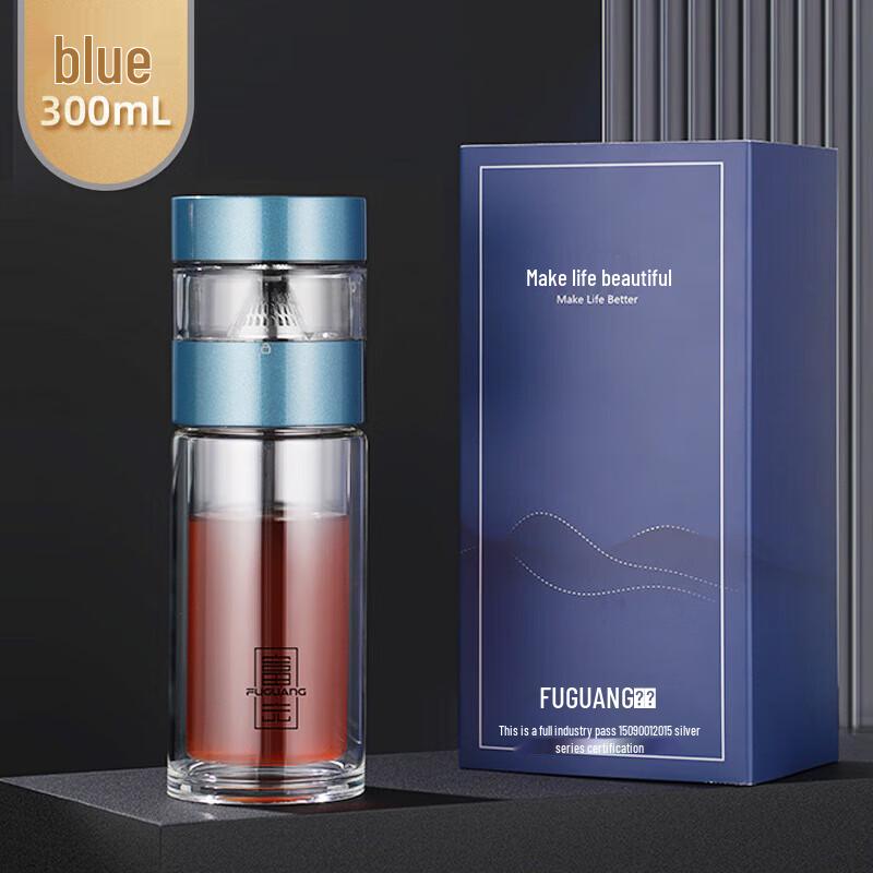 Fuguang Fengya Double-Layer Glass Tea Mug