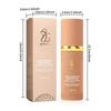 zephoco Liquid Foundation SPF 50 Sunscreen Serum: Medium Spectrum Moisturizing Base Makeup with Aloe & Hyaluronic Acid, 30g