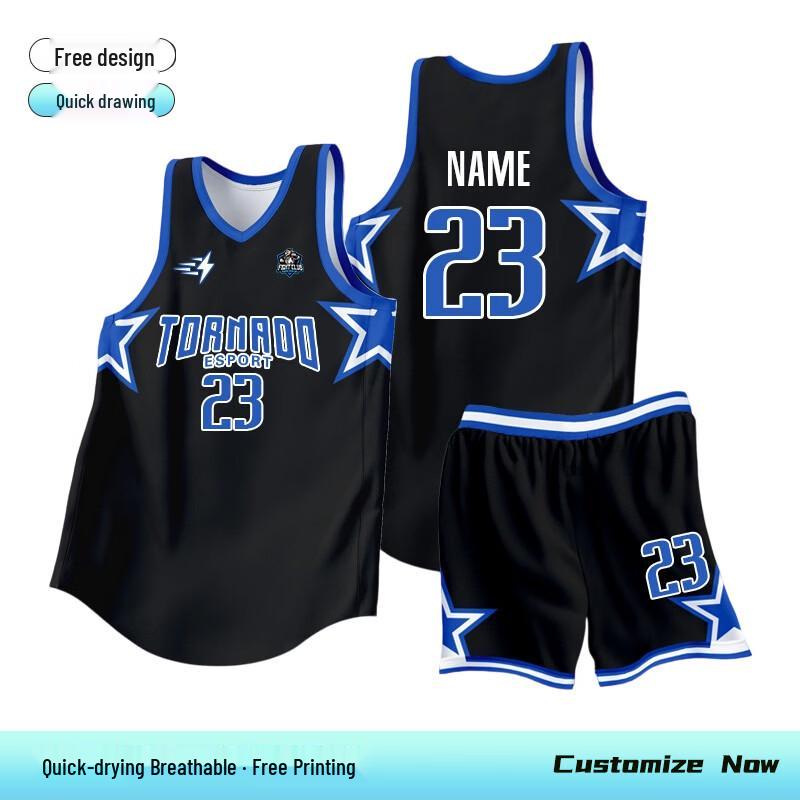 Men's Custom American Style Basketball Jersey Set