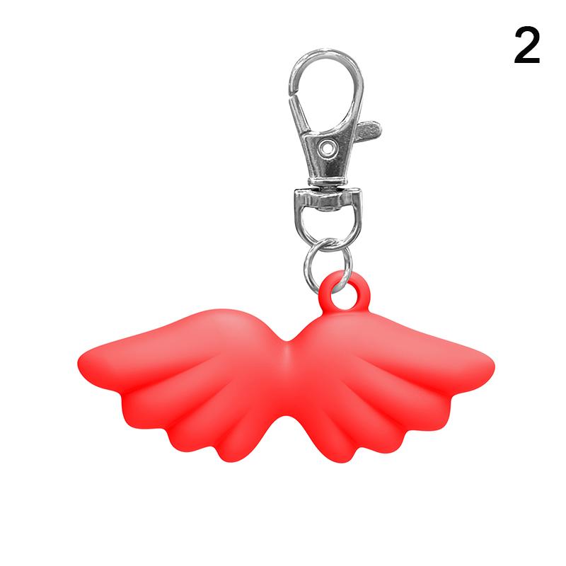 

Durable Silicone Lip Balm Keychain Cap Bag Pendant Key Ring Lipstick Storage Cap Makeup Tool Accessories Lip Gloss Keychain Cap 2