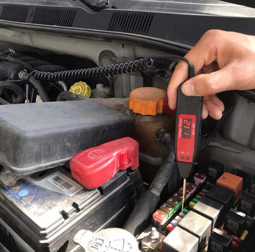 HJ Voltage Tester Digital Voltage Tester Voltage Tester Electrical Diagnostic Tool Automotive Maintenance Tool