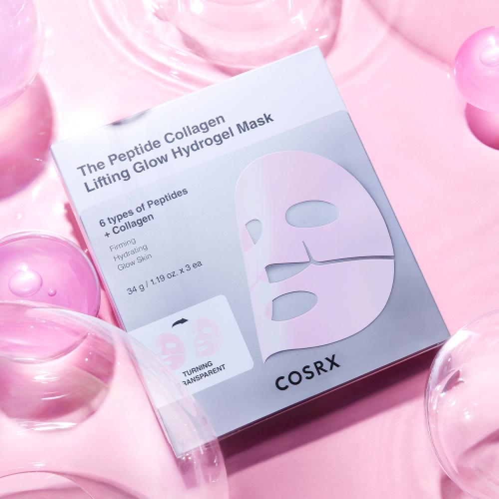 Cosrx Peptide Collagen Lifting Glow Hydrogel Mask 3 Sheets NONE