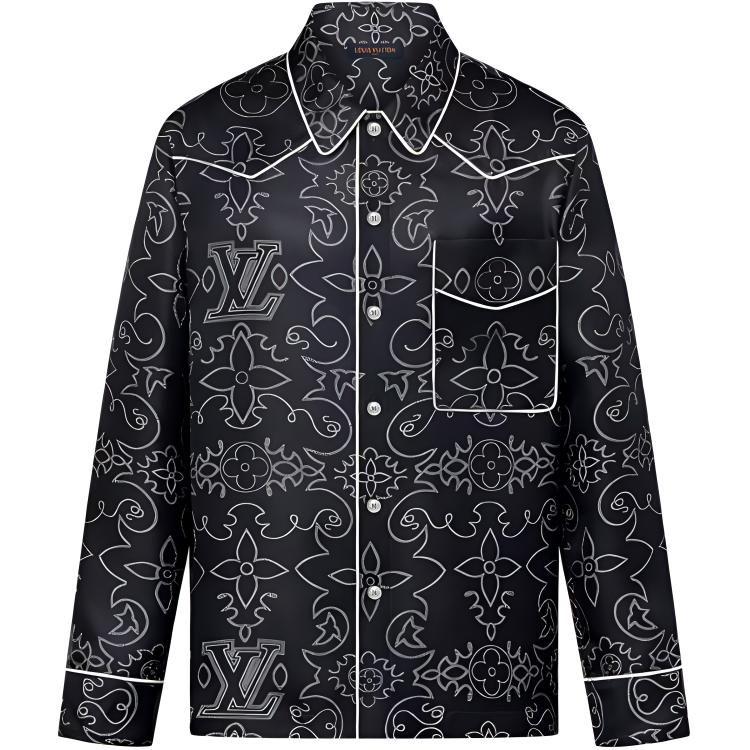 LOUIS VUITTON Ar apdruku, garām piedurknēm