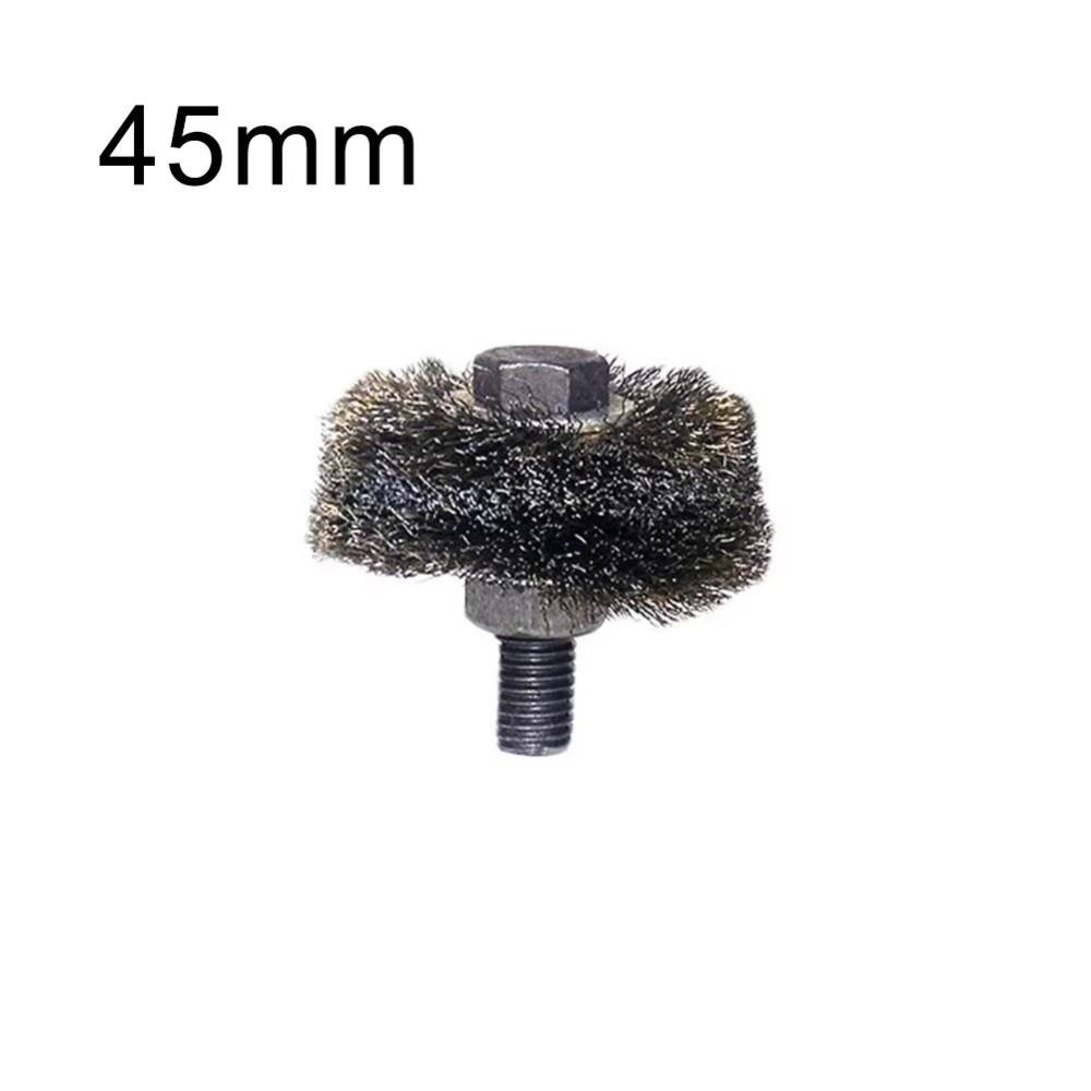 Soot Grime Remover Steel Wire Brush 35 40 45 50 60mm Sizes Boiler Tube Brush  Boiler Maintenance