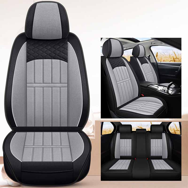 Full Envelope Car Seat Cover Breathable Seat Cover Linen Special Cushion Four Seasons Universal Seat Cushion
